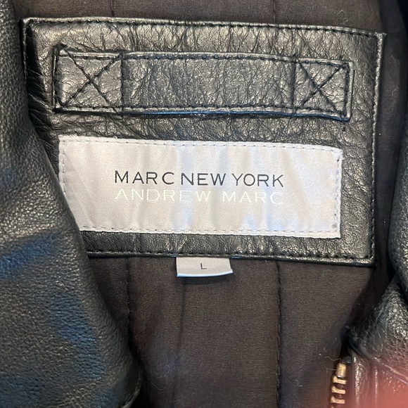 Vintage Marc New York Black Leather Jacket - Picture 2 of 6